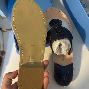 Jack Rodgers sandals size 9.5 color- midnight